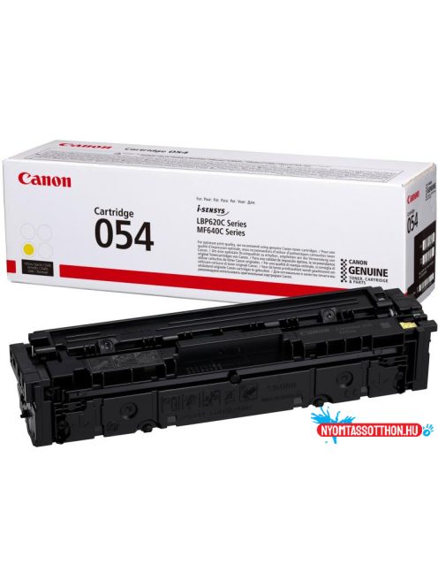 Canon CRG054 Toner Yellow 1.200 oldal kapacitás (eredeti)