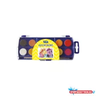 Vízfesték készlet, 12db-os 23mm, festékgombokkal Educa