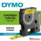 Feliratozógép szalag Dymo D1 S0720580/45018 12mmx7m, ORIGINAL, fekete/sárga