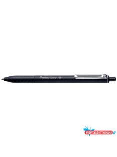   Golyóstoll nyomógombos 0,35mm, Pentel iZee, írásszín fekete