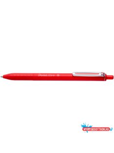   Golyóstoll nyomógombos 0,35mm, Pentel iZee, írásszín piros