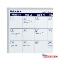 Havi tervezőtábla, mágneses, 90x60cm, ValueLine Franken