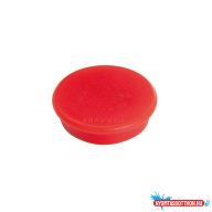 Mágnes 24mm, 10 db/csomag, Franken piros