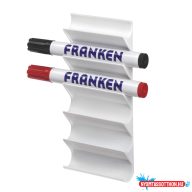   Táblamarker tartó mágneses 6 db marker tárolására alkalmas Franken fehér