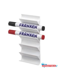   Táblamarker tartó mágneses 6 db marker tárolására alkalmas Franken fehér