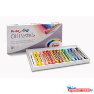 Kréta olajpasztell készlet, PHN-16U Pentel, 16 klf. szín