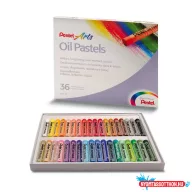 Kréta olajpasztell készlet, PHN-36U Pentel, 36 klf. szín
