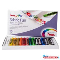 Textilkréta 15 db-os készlet PTS2-15 Pentel