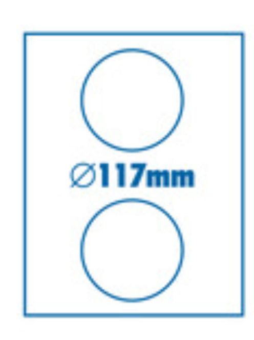 Etikett 117mm CD-re 100 ív/doboz