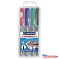   Alkoholos marker 1mm, M, Centropen 2846, 4 különféle  szín