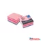 Jegyzettömb öntapadó, 75x75mm, 400lap, 5654-69 Info Notes pasztell fehér,pink, lila