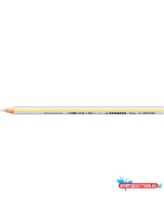   Színes ceruza vastag háromszögletû Stabilo TRIO 203/100 fehér