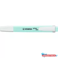   Szövegkiemelő 1-4mm, vágott hegy Stabilo Swing cool pastel 275/113 türkiz