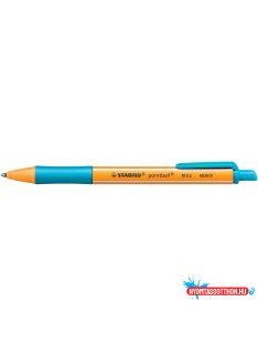   Golyóstoll nyomógombos 0,5mm, Stabilo pointball 6030/51, írásszín türkiz