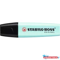  Szövegkiemelõ 2-5mm, vágott hegyû, STABILO Boss original Pastel türkiz