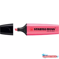   Szövegkiemelõ 2-5mm, vágott hegyû, STABILO Boss original pink