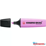   Szövegkiemelõ 2-5mm, vágott hegyû, STABILO Boss original Pastel málna