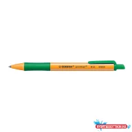   Golyóstoll nyomógombos 0,5mm, Stabilo pointball 6030/36, írásszín zöld