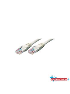 Kábel UTP CAT5e, 0,5m, Roline szürke