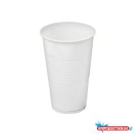 Pohár 3 dl mûanyag 50 db/csomag fehér