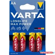 Elem AA ceruza LR06 Longlife Max Power 4 db/csomag, Varta