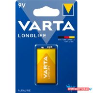 Elem 9V-os 6LR61 E Longlife 1 db/csomag, Varta