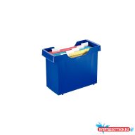   Függõmappa tároló, mûanyag 5 db függõmappával Leitz Plus kék