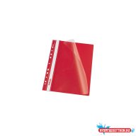   Gyorsfûzõ lefûzhetõ A4, PP  10 db/csomag, Esselte Vivida piros