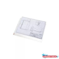   Genotherm lefûzhetõ, A3, 85 micron, narancsos felület, fekvõ, Esselte 10 db/csom