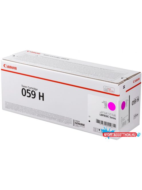 Canon CRG 059H Toner Magenta 13.500 oldal kapacitás