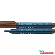   Alkoholos marker 1-3mm, kerek végû Schneider Maxx 130 barna