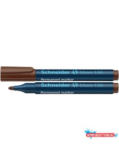   Alkoholos marker 1-3mm, kerek végû Schneider Maxx 130 barna