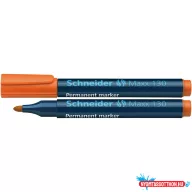   Alkoholos marker 1-3mm, kerek végû Schneider Maxx 130 narancssárga