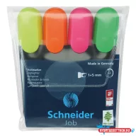   Szövegkiemelõ készlet 1-5mm, Schneider Job 150. 4 különféle  szín