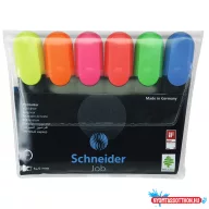   Szövegkiemelõ készlet 1-5mm, Schneider Job 150. 6 különféle  szín