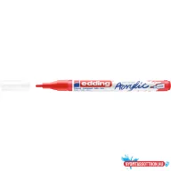 Akril marker 1-2mm, Edding 5300 piros