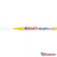Akril marker 1-2mm, Edding 5300 citromsárga