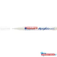 Akril marker 1-2mm, Edding 5300 fehér