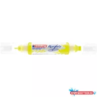   Akril marker 2-3mm, és 5-10mm, 3D kétvégû Edding 5400 neon sárga