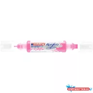   Akril marker 2-3mm, és 5-10mm, 3D kétvégû Edding 5400 neon rózsaszín