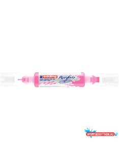   Akril marker 2-3mm, és 5-10mm, 3D kétvégû Edding 5400 neon rózsaszín
