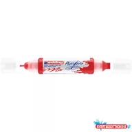   Akril marker 2-3mm, és 5-10mm, 3D kétvégû Edding 5400 piros