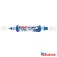   Akril marker 2-3mm, és 5-10mm, 3D kétvégû Edding 5400 kék