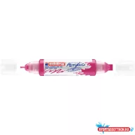   Akril marker 2-3mm, és 5-10mm, 3D kétvégû Edding 5400 magenta