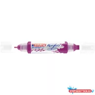   Akril marker 2-3mm, és 5-10mm, 3D kétvégû Edding 5400 lila