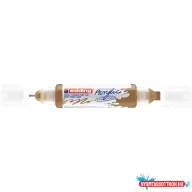   Akril marker 2-3mm, és 5-10mm, 3D kétvégû Edding 5400 arany