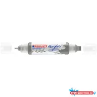   Akril marker 2-3mm, és 5-10mm, 3D kétvégû Edding 5400 antracit