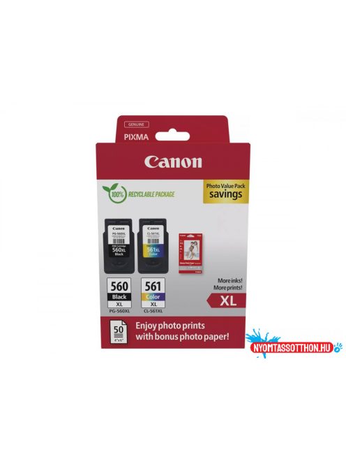 Canon PG-560XL + CL-561XL Tintapatron Multipack 1x14,3 ml + 1x12,2 ml