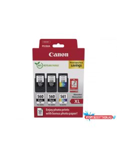   Canon PG-560XLx2 + CL-561XL Tintapatron Multipack 2x14,3 ml + 1x12,2 ml (Eredeti)