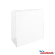 Tasak redős-talpas tasak 50x55x10cm, kraft fehér